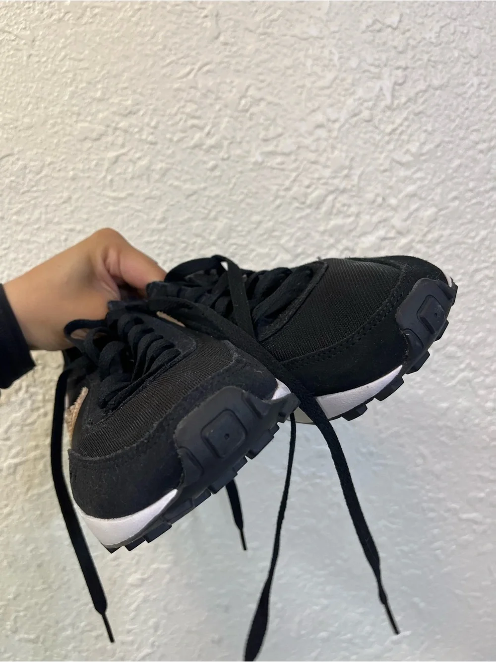 Nike Waffle One – Black / Leopard 🖤🐆